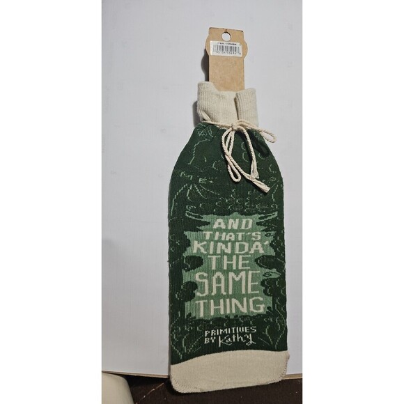 Wine/Alcohol Bottle Sock~"YOU CAN’T BUY HAPPINESS BUT YOU CAN BUY WINE"~Gift/Bag - Picture 4 of 6